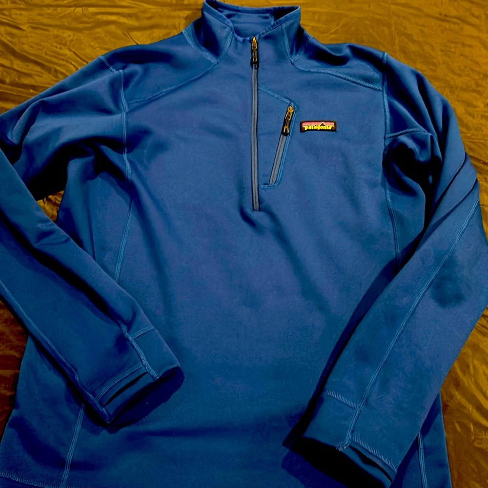 Patagonia 1/4 Zip Royal Blue Size Small